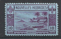 NOUVELLES HEBRIDES - 1938 - N°Yv. 111 - 10f Violet Sur Azuré - Neuf Luxe ** / MNH / Postfrisch - Neufs