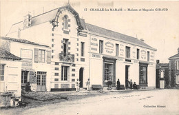 85-CHAILLE-LES-MARAIS- MAISON ET MAGASIN GIRAUD - Chaille Les Marais