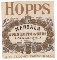 17680 " HOPPS-MARSALA-JOHN HOPPS & SONS-MAZARA DEL VALLO-O.P. VECCHIO PARTICOLARE " - Other & Unclassified