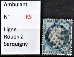 Timbre Ambulant N° RS, Ligne Rouen à Serquigny - Unclassified