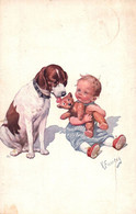 B - ILLUSTRATEUR - FEIERTAG Karl - éditeur B K W I . 453-1 - CHIEN - OURS - ENFANT - Feiertag, Karl