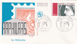 FRANCE 1975 - FDC - ArPhila75 Paris - Covers & Documents