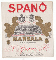 17698 " SPANO'-MARSALA-N. SPANO & C.-MARSALA " TRENO - Autres & Non Classés