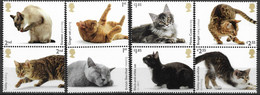 2022 Großbritannien Mi. 4983-90 **MNH   Katzen - Ohne Zuordnung