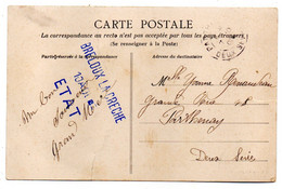 Deux Sèvres -- Belle Griffe  BRELOUX LA CRECHE  Sur Carte Postale Animée De BOUIN-85..à Saisir - Manual Postmarks
