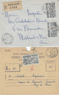 1953 Jeux Olympiques D'Helsinski: Athlétisme (A. Mimoun: Médaillé D'argent Sur 5000m ) 2 Utilisations Postales Du Timbre - Zomer 1952: Helsinki