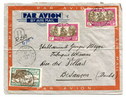 Lettre De NOUMEA Du 18 JANVIER 1936 - Avec Maury 141 & 154 - R 6434 - Briefe U. Dokumente