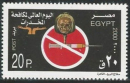 Egypt Stamp MNH 2000 ANTI DRUG ABUSE INTERNATIONAL DAY Scott Stamps 1764 - Ungebraucht