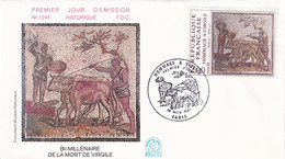 FRANCE 1981 - FDC - Bi-Millénaire De La Mort De Virgile - Briefe U. Dokumente