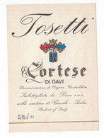 17707 " TOSETTI-CORTESE DI GAVI " - Other & Unclassified