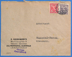 Allemagne Bizone 1946 Lettre De Wuppertal (G7833) - Autres & Non Classés