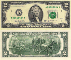 USA, 2 Dollars Commemorative, Reserve Bank Of Boston (A), P516b, 2003, UNC - Non Classés