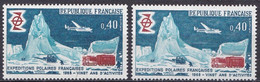 FR7485- FRANCE – 1968 – POLAR EXPLORATION - Y&T # 1574(x2) MNH - Unused Stamps
