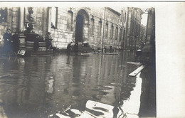 25 - DOUBS - BESANCON - Les Inondations 1910 - Carte Photo - Fontaine Pasteur - Besancon