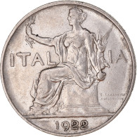 Monnaie, Italie, Lira, 1922 - 1 Lire
