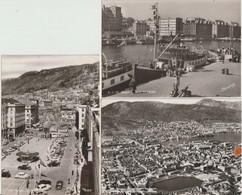 Lot Mit 3 Ansichtskarten Bergen Um 1955 - Norvegia