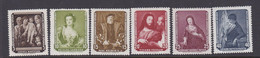 Allemagne RDA 1957 302-07 * Tableaux Montegna Carriera Holbein Le Jeune Titien Rembrandt Piazetta - Nuevos