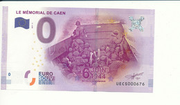 Billet Touristique 0 Euro -  LE MÉMORIAL DE CAEN - UECS - 2017-2 - N° 676 - Billet épuisé - Other & Unclassified