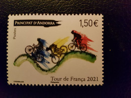 Andorra 2021 Andorre TOUR DE FRANCE Franca Velo Bike Bicicleta Fahrrad 1v Mnh - Unused Stamps