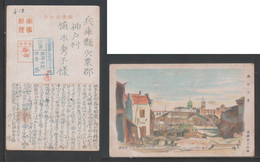 JAPAN WWII Military Hankou Small Scenery Picture Postcard North China Luoyang WW2 Chine Japon Gippone - 1941-45 Nordchina