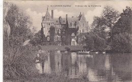 72.  ALLONNES. CPA. CHATEAU DE LA FORETERIE. + TEXTE - Allonnes