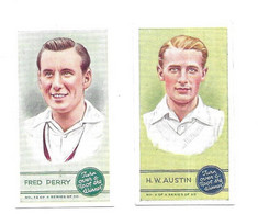 CG49 - CARTES CIGARETTES TURF - TENNIS - FRED PERRY - BUNNY AUSTIN - Other & Unclassified