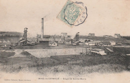 CPA (81) Mines De CARMAUX Siège De Sainte Marie Industrie Du Charbon Houillères Charbonnage Métier - Carmaux