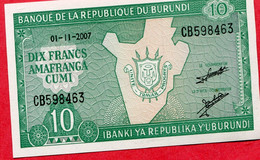 10 Francs 2007 Neuf 4 Euros - Burundi