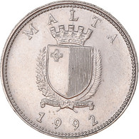 Monnaie, Malte, 10 Cents, 1992 - Malte