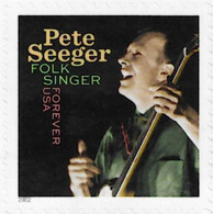 USA 2022 MiNr. XXXX Music Icons # 10 Pete Seeger (1919-2014) Singer, Banjo Player 1v MNH ** 1.30 € - Otros