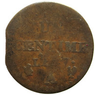 F10012.1 - FRANCE - 1 Centime Dupré - An 7 (grand) - 53/50 - 1795-1799 Directoire (An IV – An VIII)