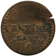 F10013.3 - FRANCE - 1 Centime Dupré - An 7 - 53/50 - 1795-1799 Directorio