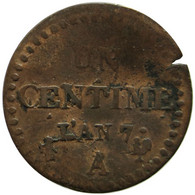 F10013.3 - FRANCE - 1 Centime Dupré - An 7 - 53/50 - 1795-1799 French Directory