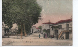 Montaigu Rue De La Fontaine 1906 - Montaigu De Quercy