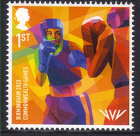 GB 2022 QE2 1st Commonwealth Games Birmingham Boxing Umm ( T123 ) - Nuovi