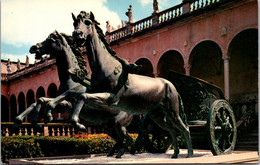 Florida Sarasota Ringling Museum Of Art Bronze Roman Chariot In Italian Garden Court - Sarasota
