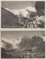 Saas-Fee Weg Zur Hohen Stiege Switzerland 2x Old Postcard S - Saas Im Prättigau