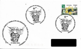 SPAIN. POSTMARK WALK OF TRADITIONS. DEVIL OF ANGUSTIAS. ICOD DE LOS VINOS. 2021 - Máquinas Franqueo (EMA)