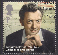 GB 2013 QE2 1st Great Britons ' Benjamin Britten ' SG 3459 Ex FDC ( B926 ) - Used Stamps