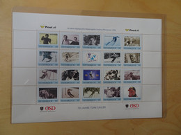 Österreich 20er KB Personalisiert Postfrisch 70 Jahre Tonin Sailer (9305H) - Personalisierte Briefmarken