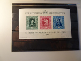 Liechtenstein Michel Block 5 Postfrisch (20112) - Ungebraucht
