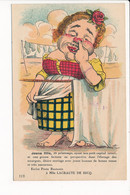 Carte Dessin Humoristique Caricature LACRAUTE DE BICQ  Illustration Non Signé écrire Poste Restante - 1900-1949