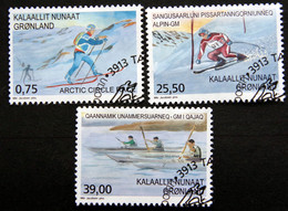 GREENLAND 2016 SPORT  Minr.728-30   ( Lot H 11) - Used Stamps