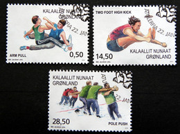 GREENLAND 2018 SPORT  Minr.775-777A   ( Lot H 13) - Used Stamps