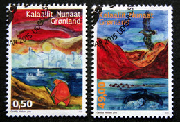 GREENLAND 2015    Greenlandic Songs  Minr.687-88     ( Lot H 17) - Usados