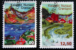 GREENLAND 2014    Greenlandic Songs  Minr.657-58     ( Lot H 24 ) - Used Stamps