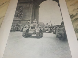 PHOTO DEFILE LE 14 JUILLET CHARS D ASSAUT 1919 - Non Classés