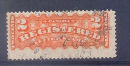 Canada - 1875 - Yv. 1 -  Registered - Gestempeld - ...-1851 Voorfilatelie