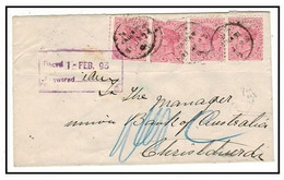 NEW ZEALAND - 1893 4d Rate Local Cover Used At WAIKARI (**) - ...-1855 Prephilately