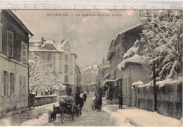 OYONNAX  LA GRANDE RUE EN HIVER - Oyonnax